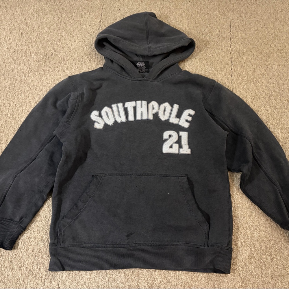 Grey Southpole hoodie
